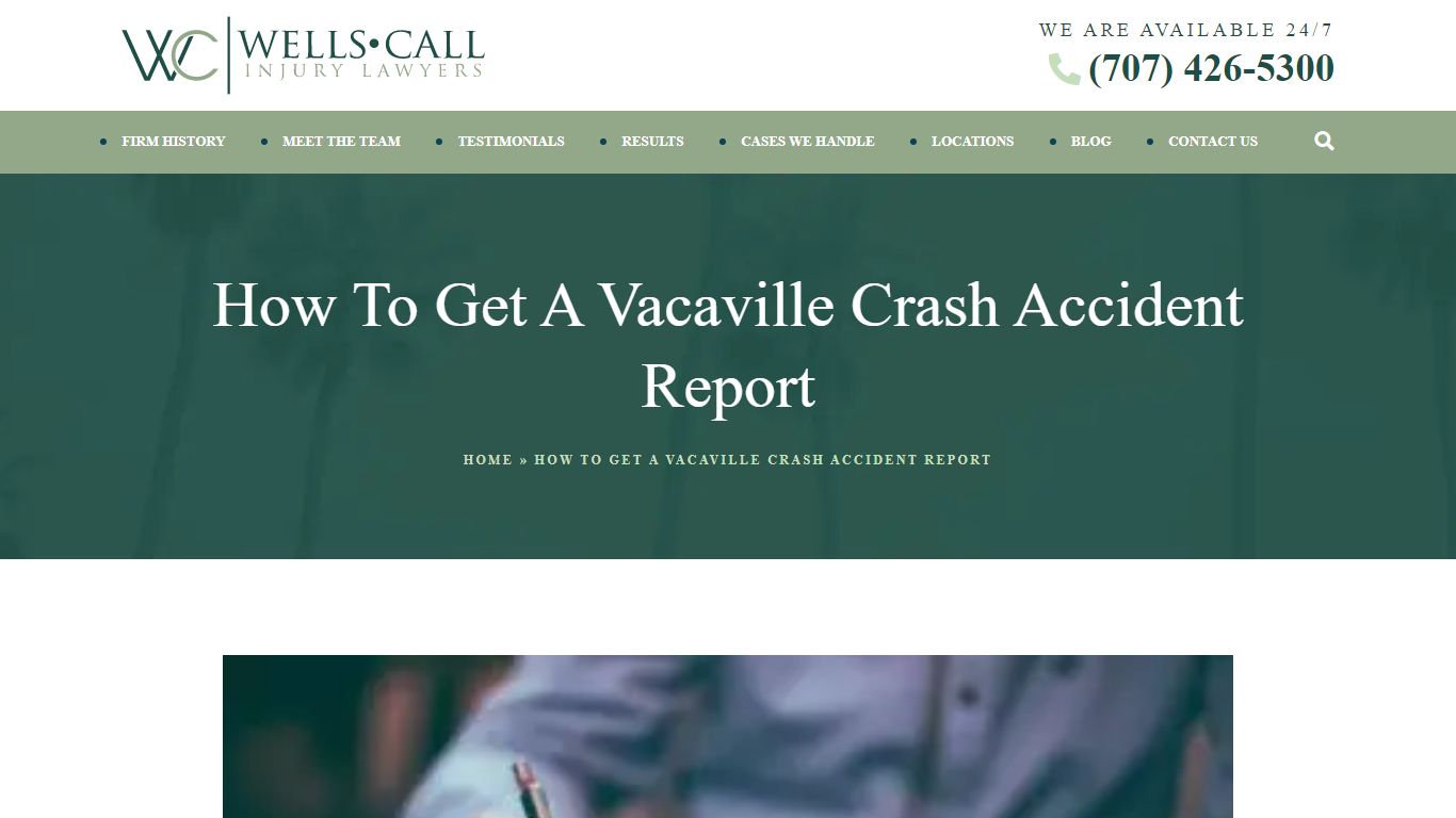 How to Get a Vacaville Crash Accident Report